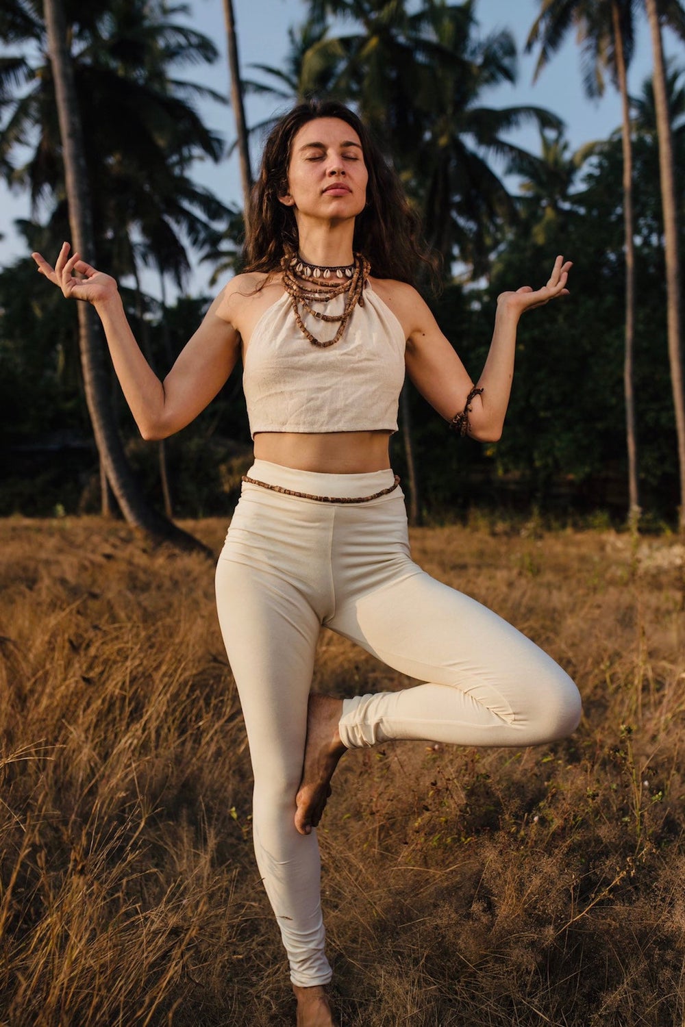 Earthy Alternative Leggings Organic Cotton Printed Yoga Pants Edgy Clothing  Tribal, Geometric Best Tights OFFRANDES 
