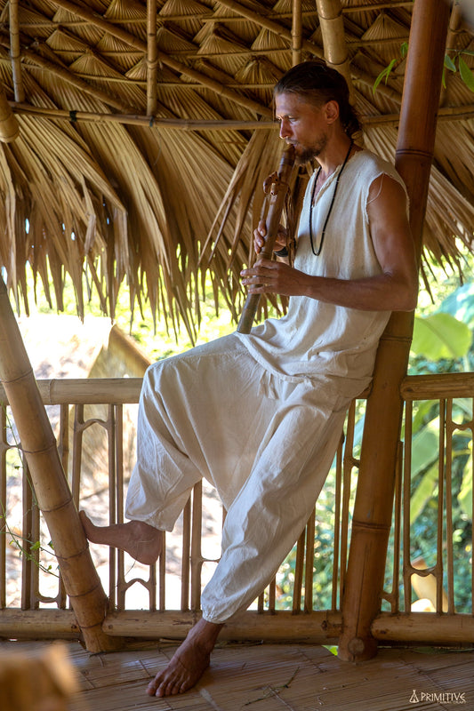 Harem Pants ⋘⋙ Handwoven Natural Khadi Cotton