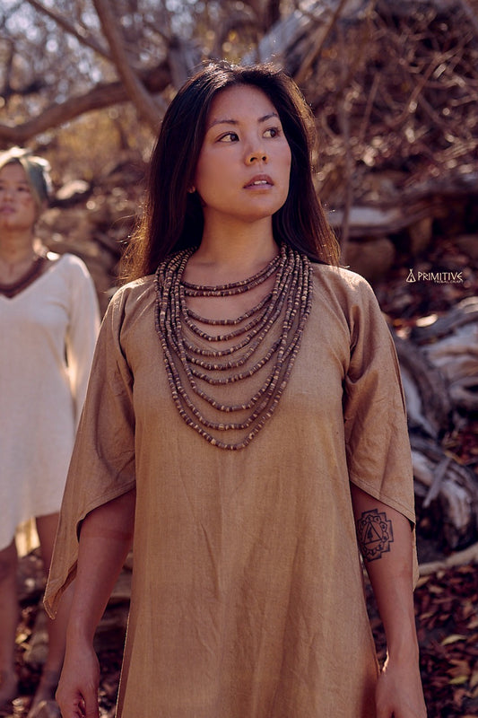 Raw Silk Vintage Style Dress