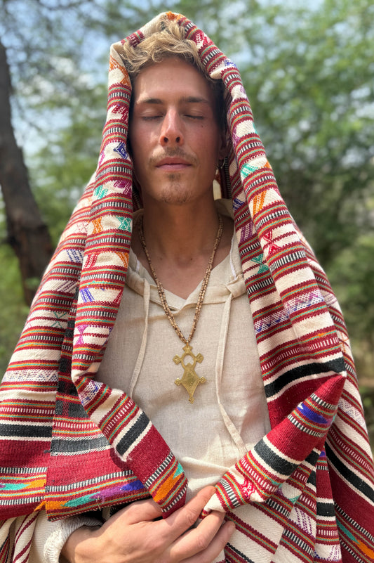 Traditional Rajasthani Pattu Shawl ⋙ Pure Handwoven Wool