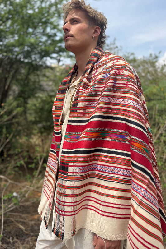 Traditional Rajasthani Pattu Shawl ⋙ Pure Handwoven Wool