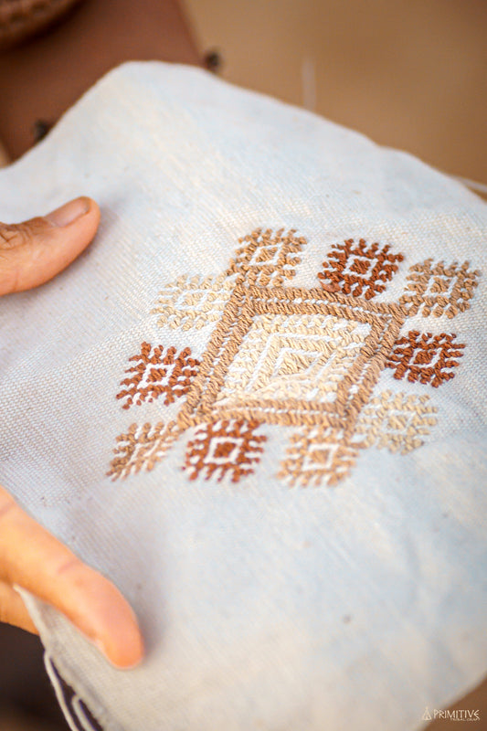 Mayan Tribal Patch >> Organic Cotton >> Plant Dye