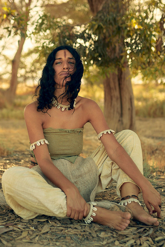 Hemp N Shells Necklace ⫸