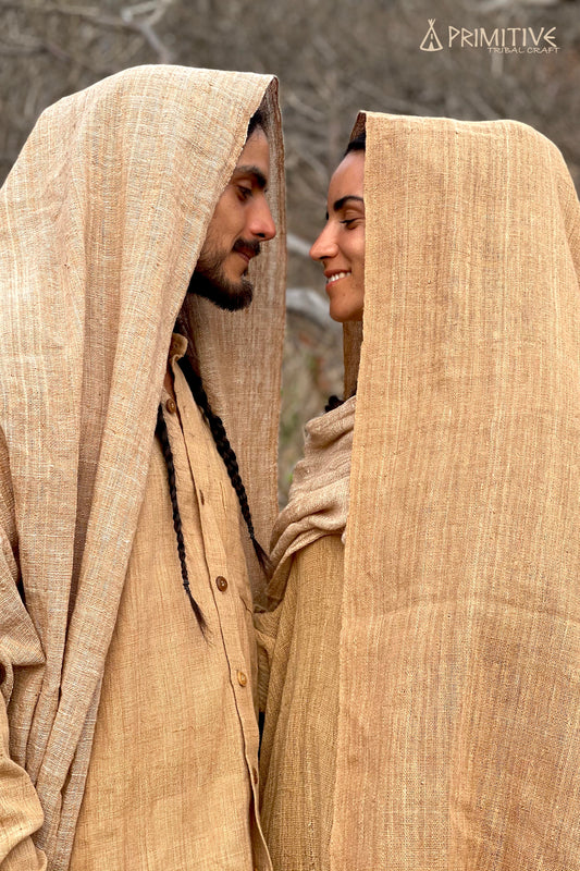 Coyuchi Cotton Shawl ⋙ Native Brown Cotton