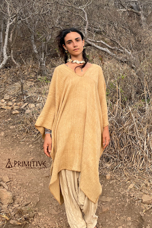 Coyuchi Cotton Kaftan ⋙ Native Brown Cotton