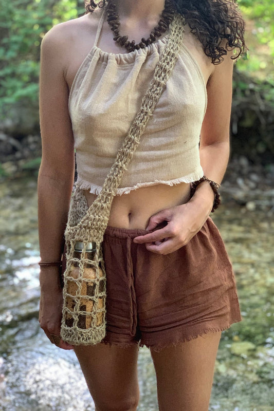 Jute Bottle Holder ⋙⋗