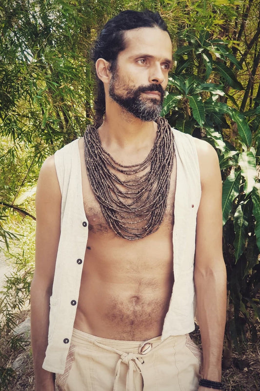 Huge Coconut Beads Necklace