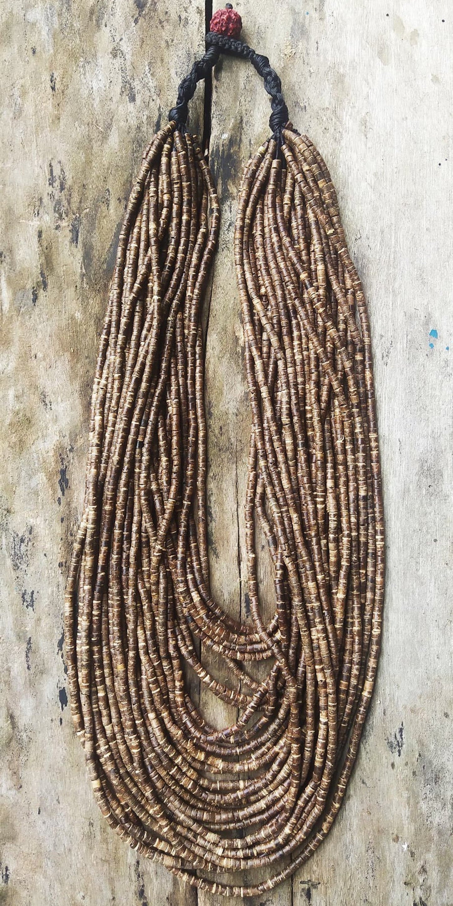 Huge Coconut Beads Necklace