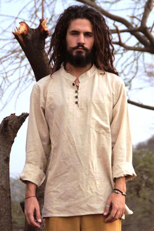 Fine Cotton Short Kurta ~