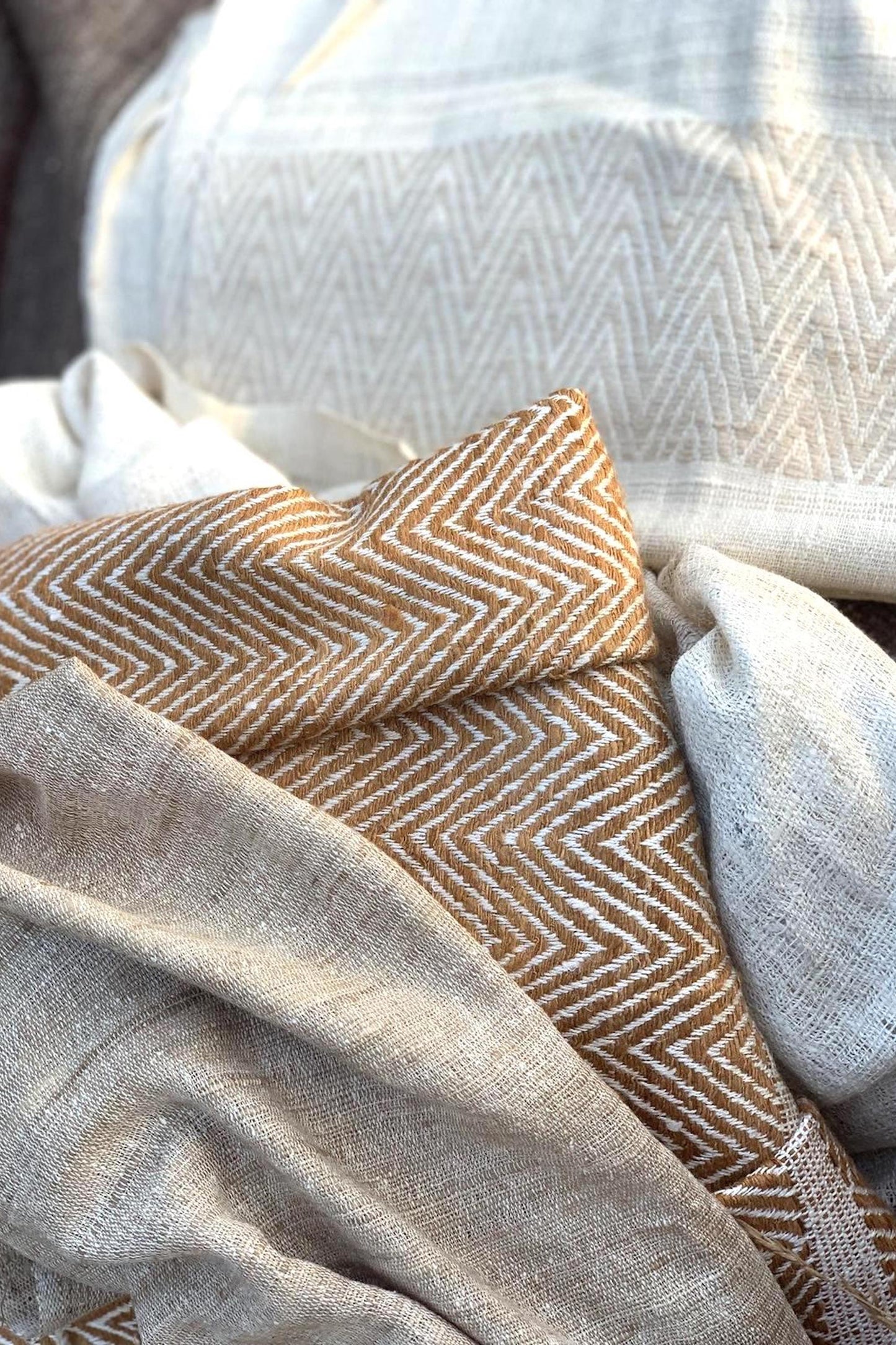 Tribal Handwoven Raw Silk Shawl