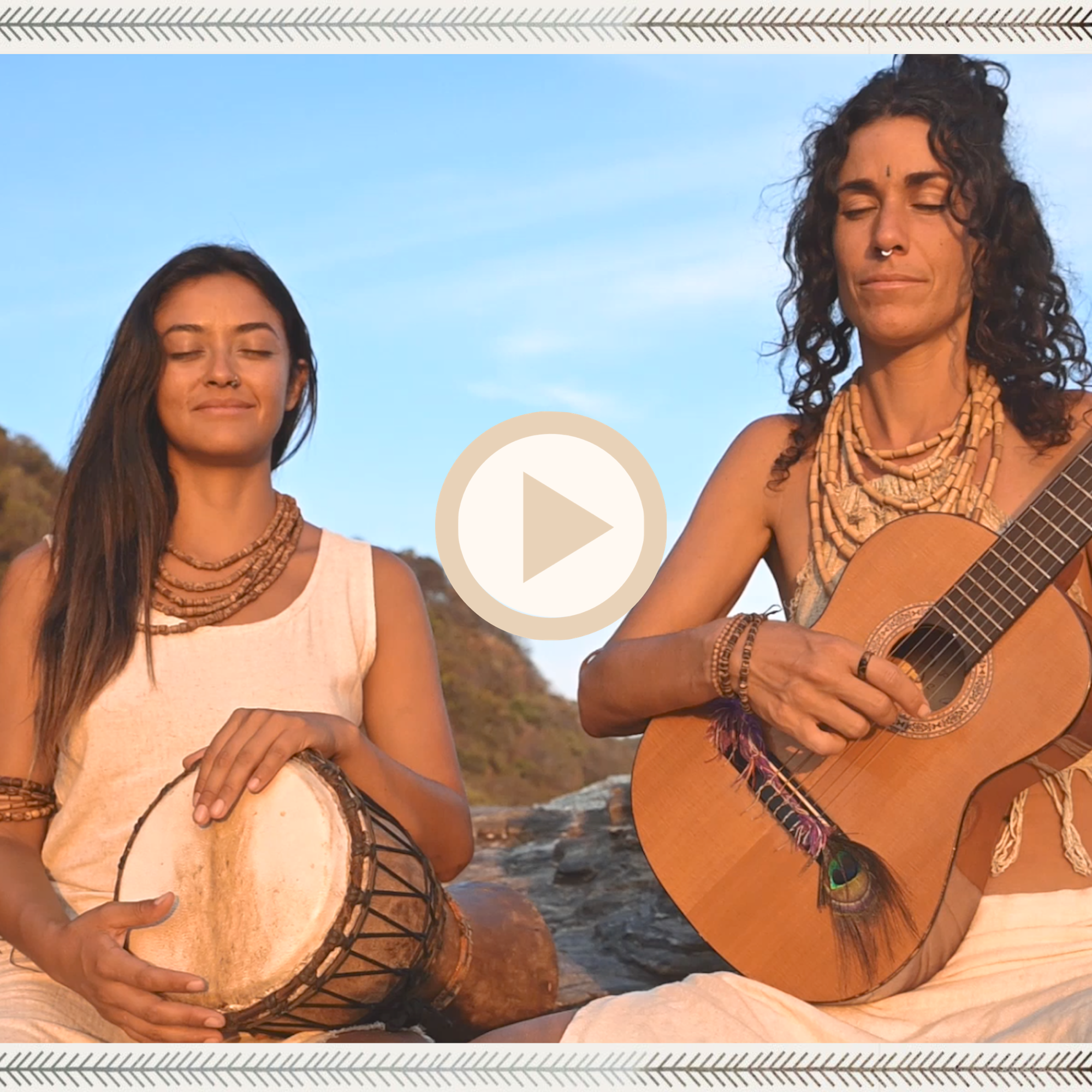Tara und Jadeli 🤎 – Primitive Tribal Craft