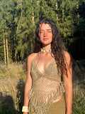 Knitted Pointy Top ⋙ Wild Himalayan Hemp