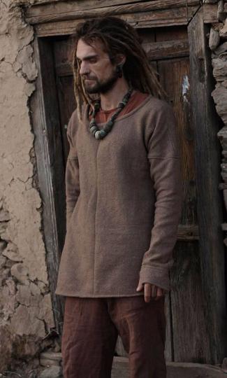 Wool sweater for men ~ Brown Color