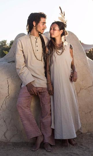 Khadi Straight Pants ~