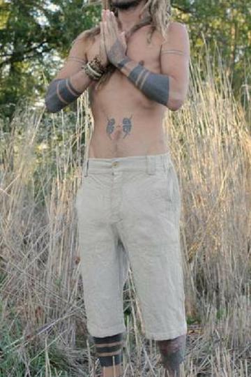 Linen short pants