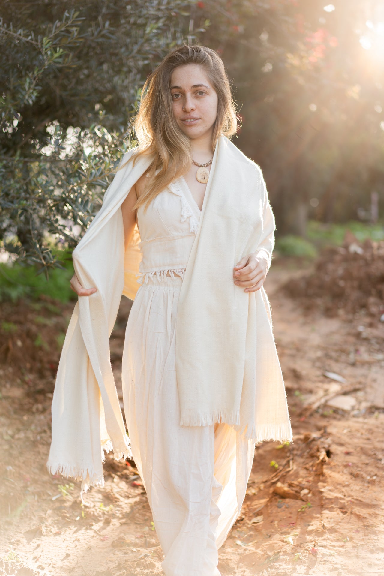 Handgewebter Wollschal ⋙⋘ Decke ⋙⋘ Wickel ⋙⋘