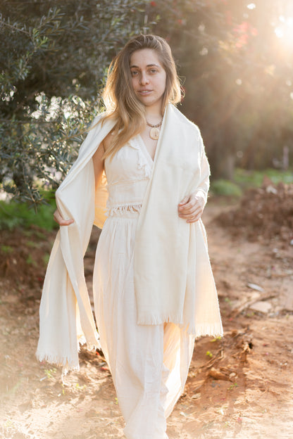 Handgewebter Wollschal ⋙⋘ Decke ⋙⋘ Wickel ⋙⋘