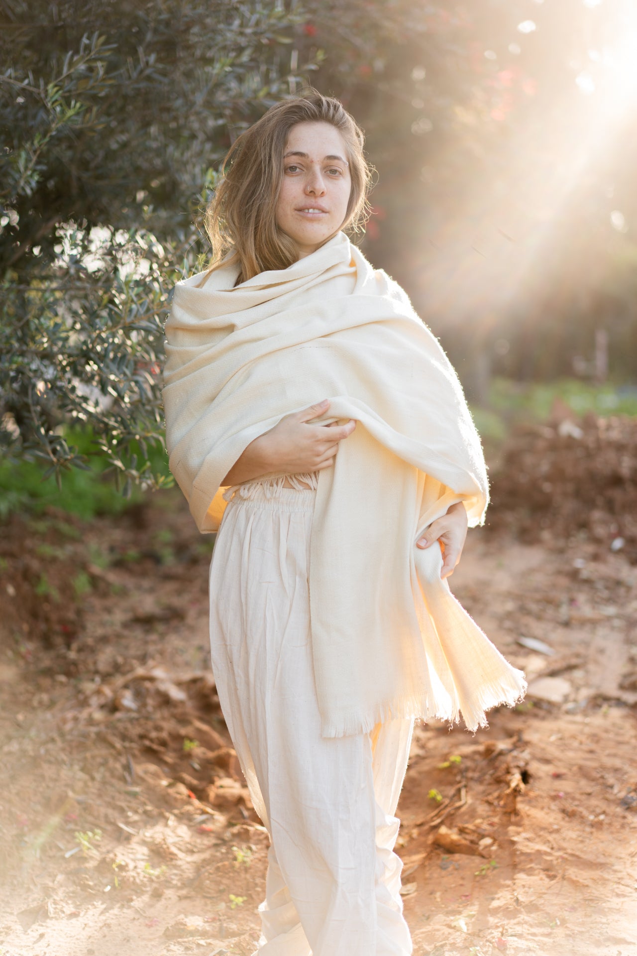 Handgewebter Wollschal ⋙⋘ Decke ⋙⋘ Wickel ⋙⋘