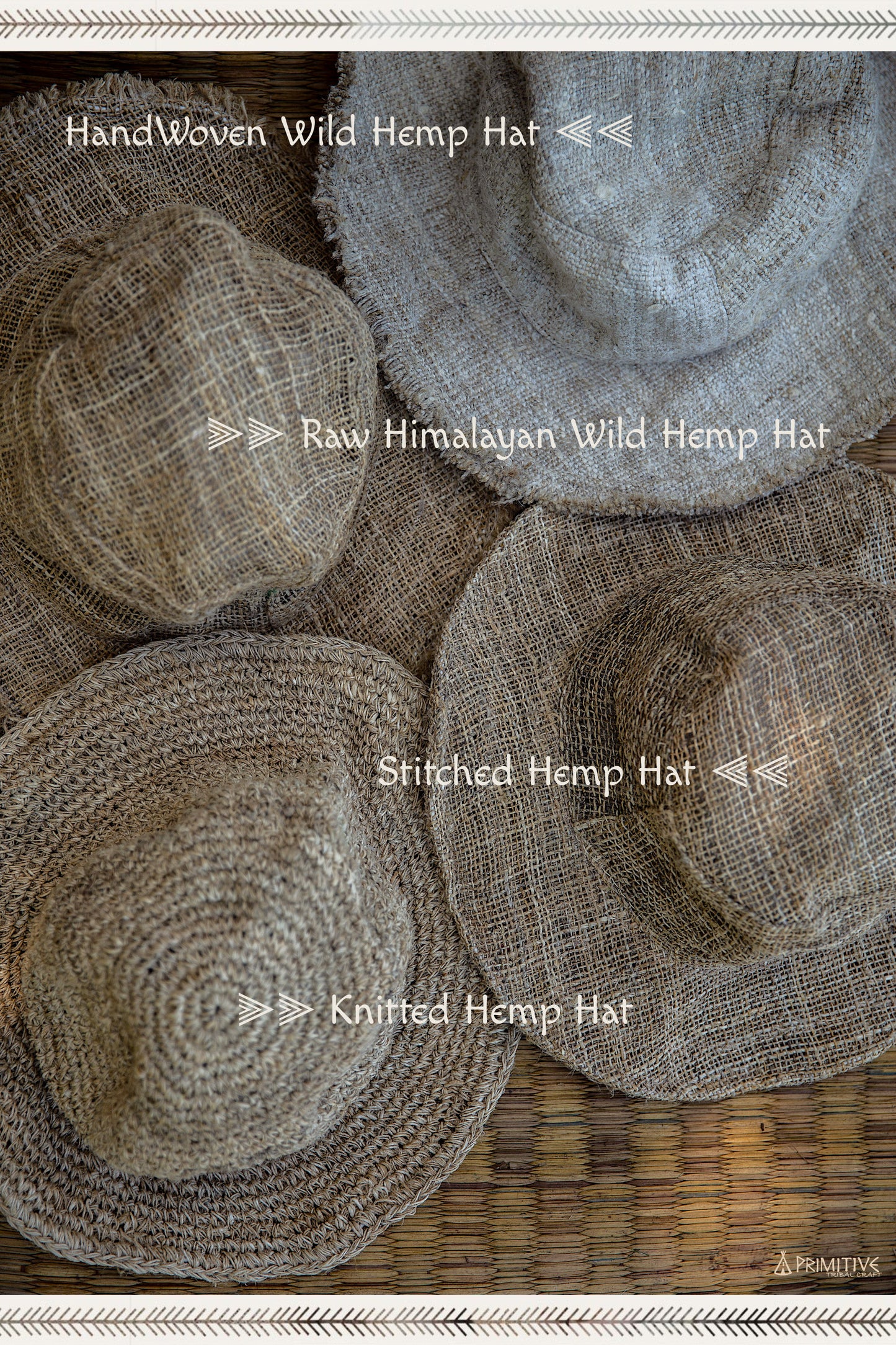 Raw Himalayan Wild Hemp Hat
