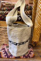 Arhuaco Mochila • Hand Stitched, Raw Sheep Wool Traditional Mochila