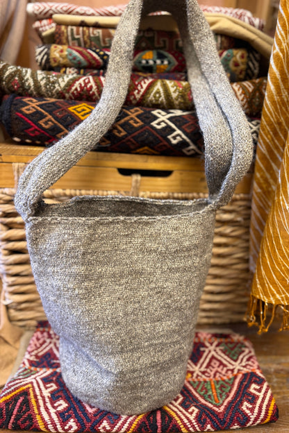 Arhuaco Mochila • Hand Stitched, Raw Sheep Wool Traditional Mochila