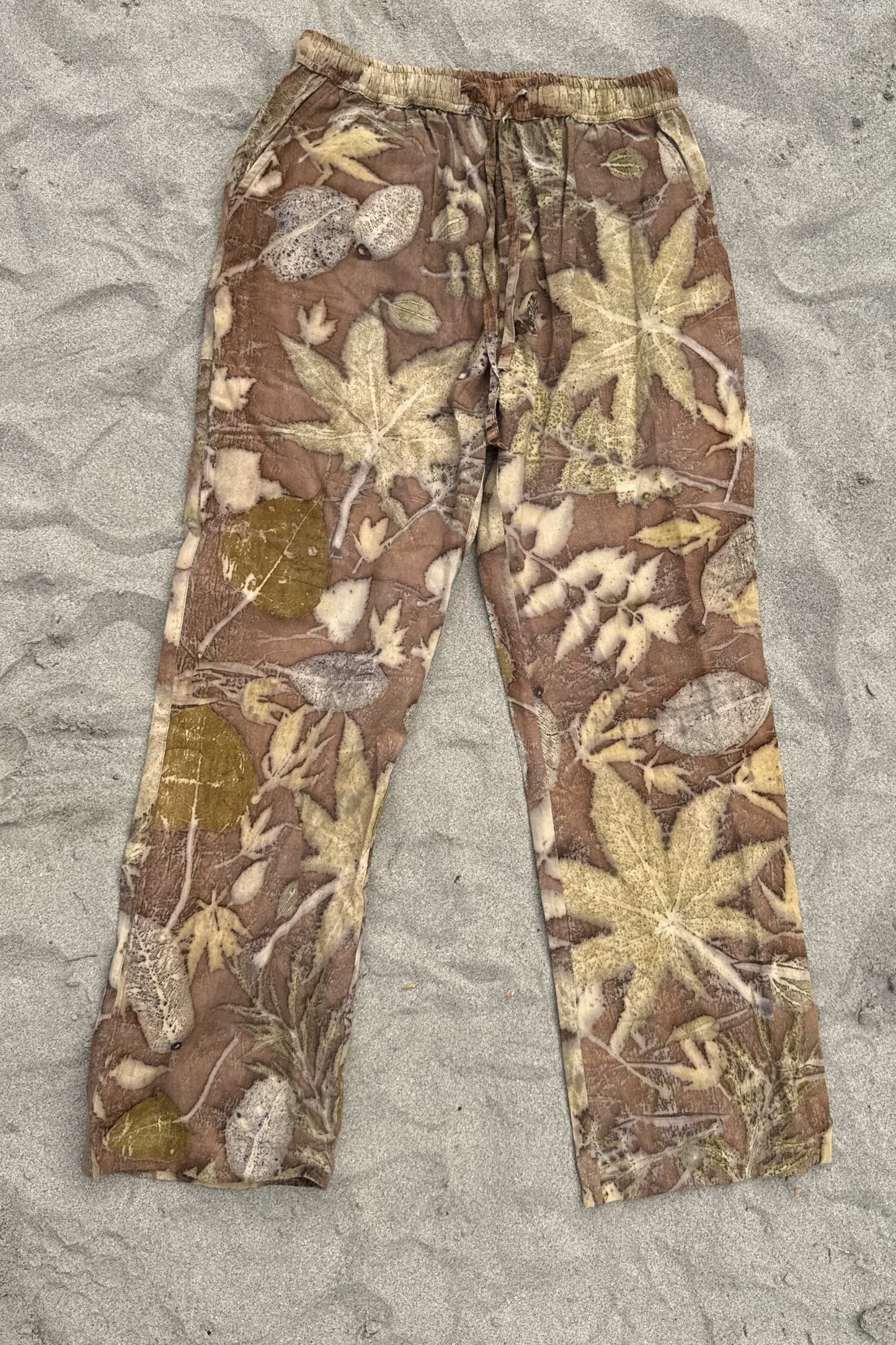 Brown Straight Pants ~ Botanical Dye Collection