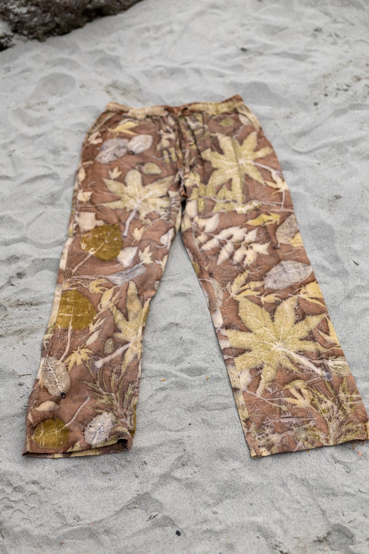 Brown Straight Pants ~ Botanical Dye Collection