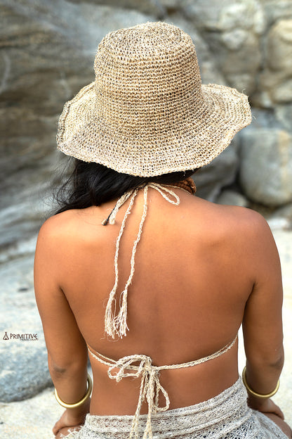 Gestricktes Strandtop ⋙ Wilder Himalaya-Hanf