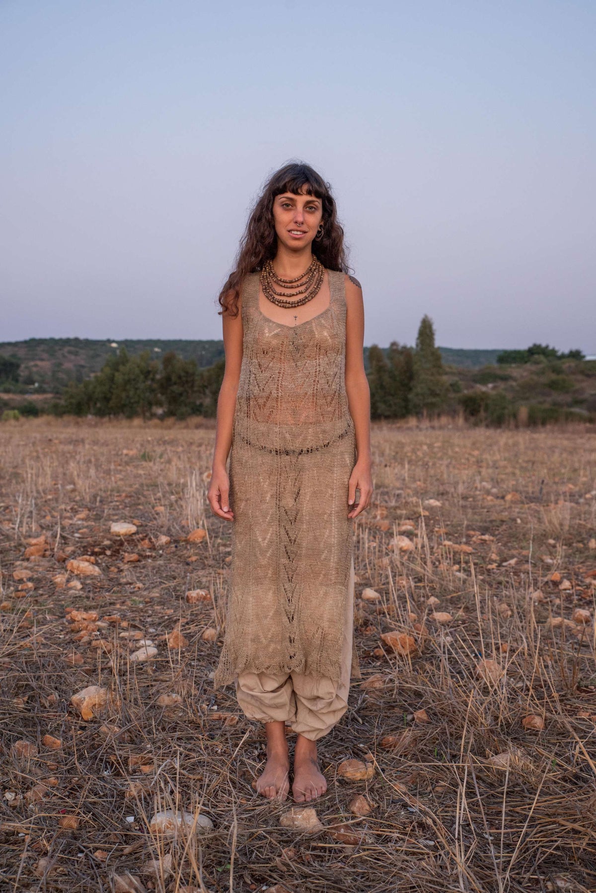 Mala Wild Nettle Dress ⋙  Handknitted Himalayan Nettle