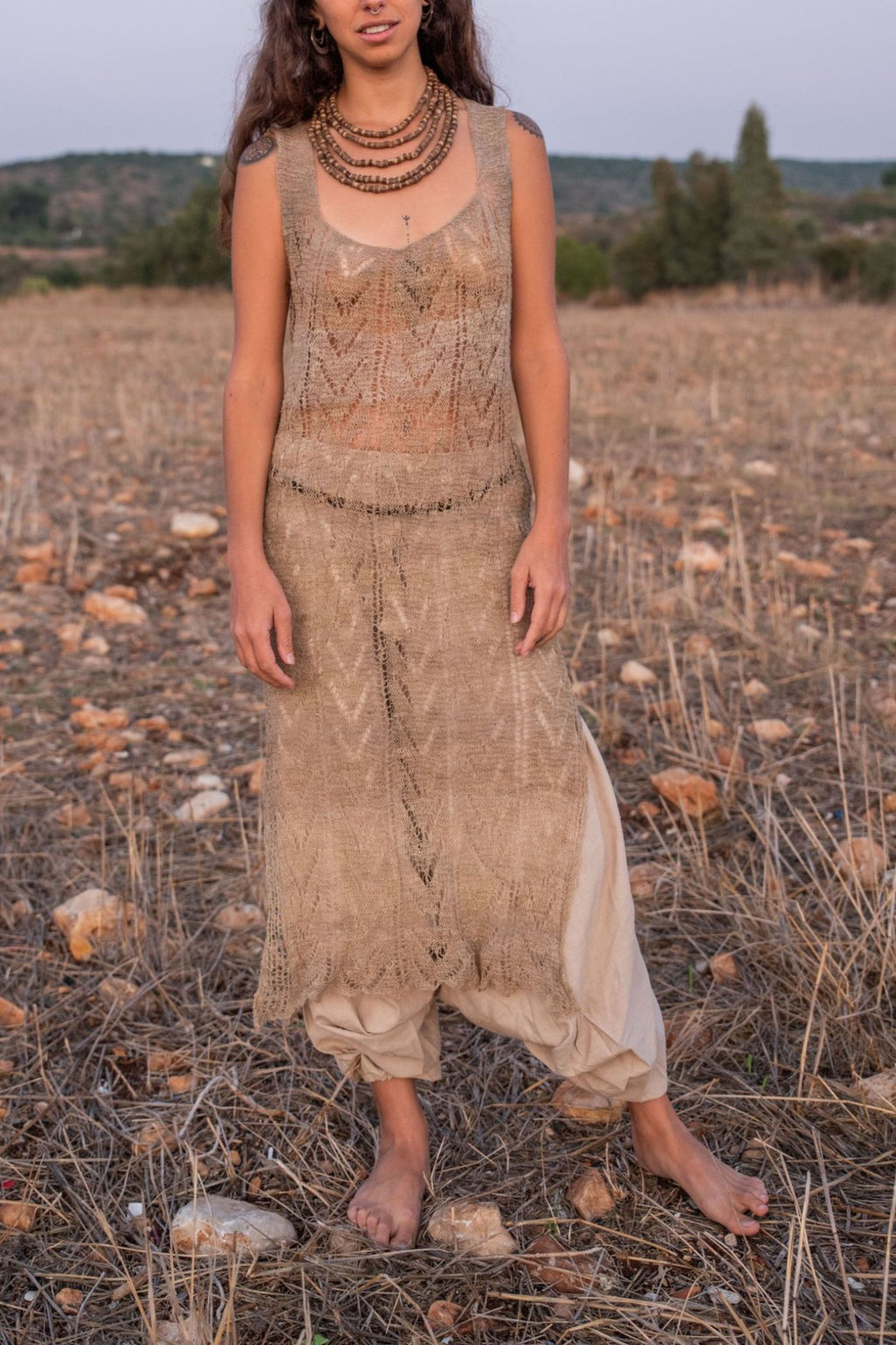 Mala Wild Nettle Dress ⋙  Handknitted Himalayan Nettle