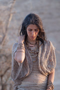 Handknitted Nettle Yarn Vest