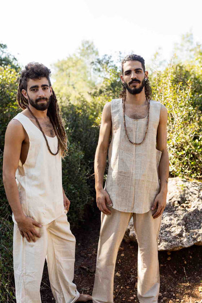 Tribal Silk Tank Top ⋙ Khadi Silk