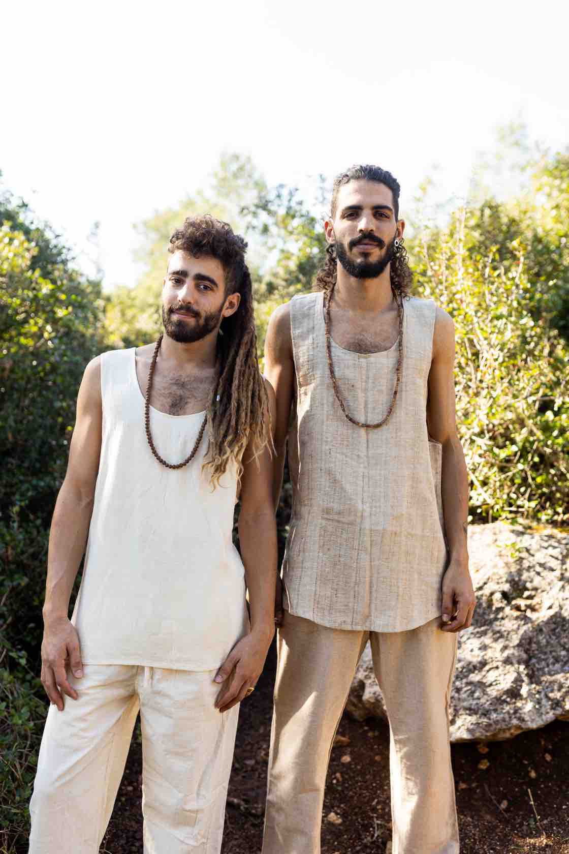 Tribal Silk Tank Top ⋙ Khadi Silk