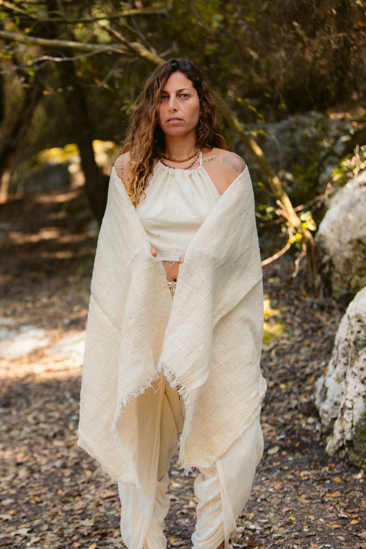 Gewebter Baumwollschal ⋙⋗