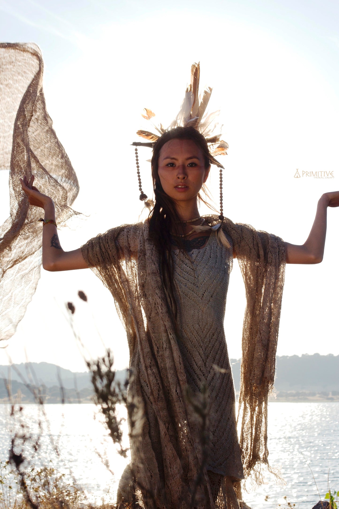 Großer Brennnessel-Schal ~ Aus wilder himalayanischer Brennnessel ~