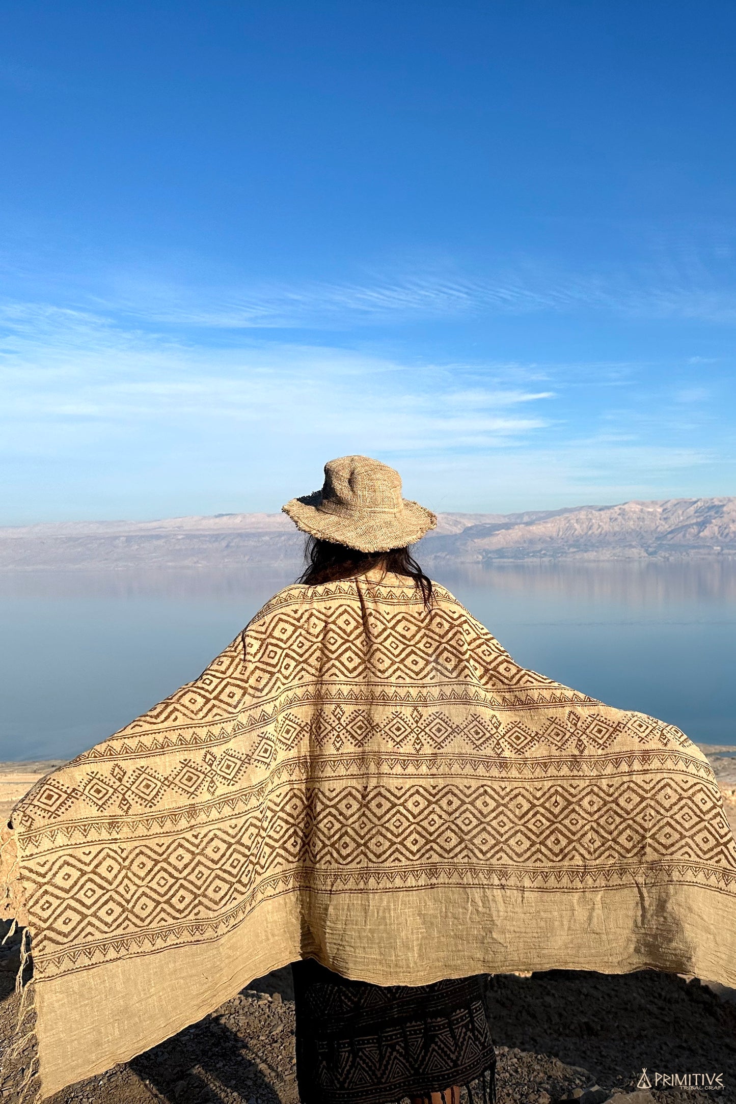 Tribal Block Printed Cotton Shawl