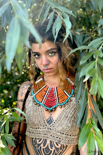 Gestricktes Strandtop ⋙ Wilder Himalaya-Hanf