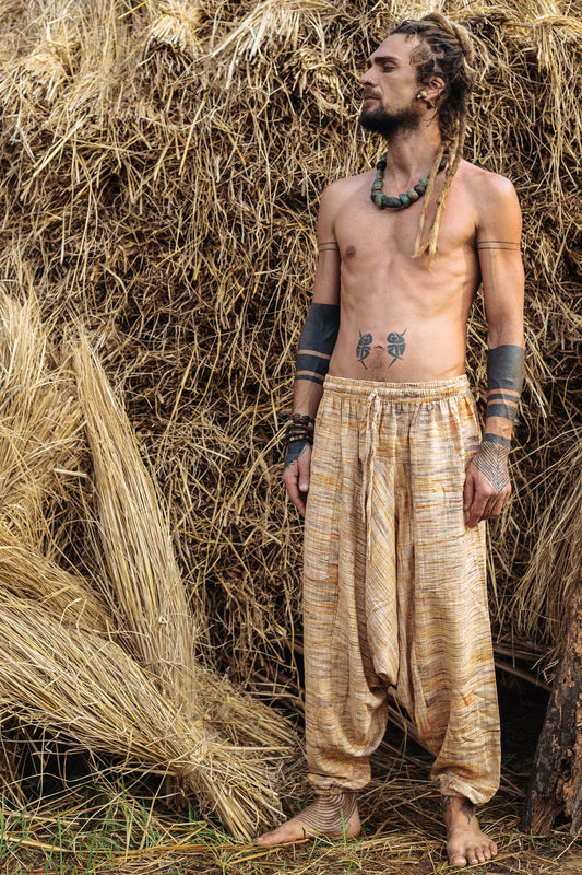Harem Pants ⋘⋙ Handwoven Khadi Cotton