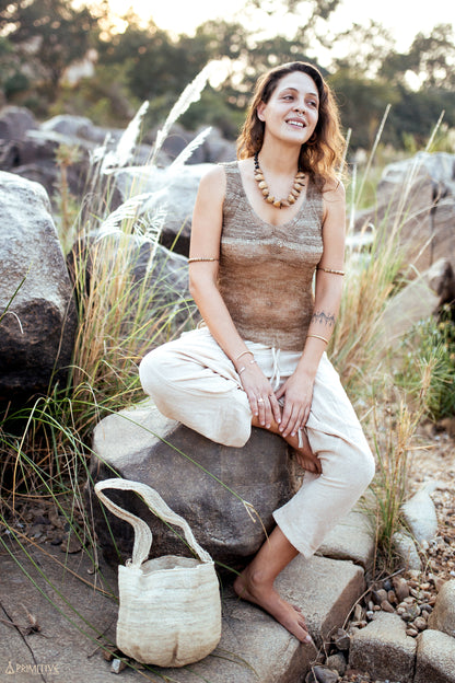 Brennnesselgarn Gestricktes Top