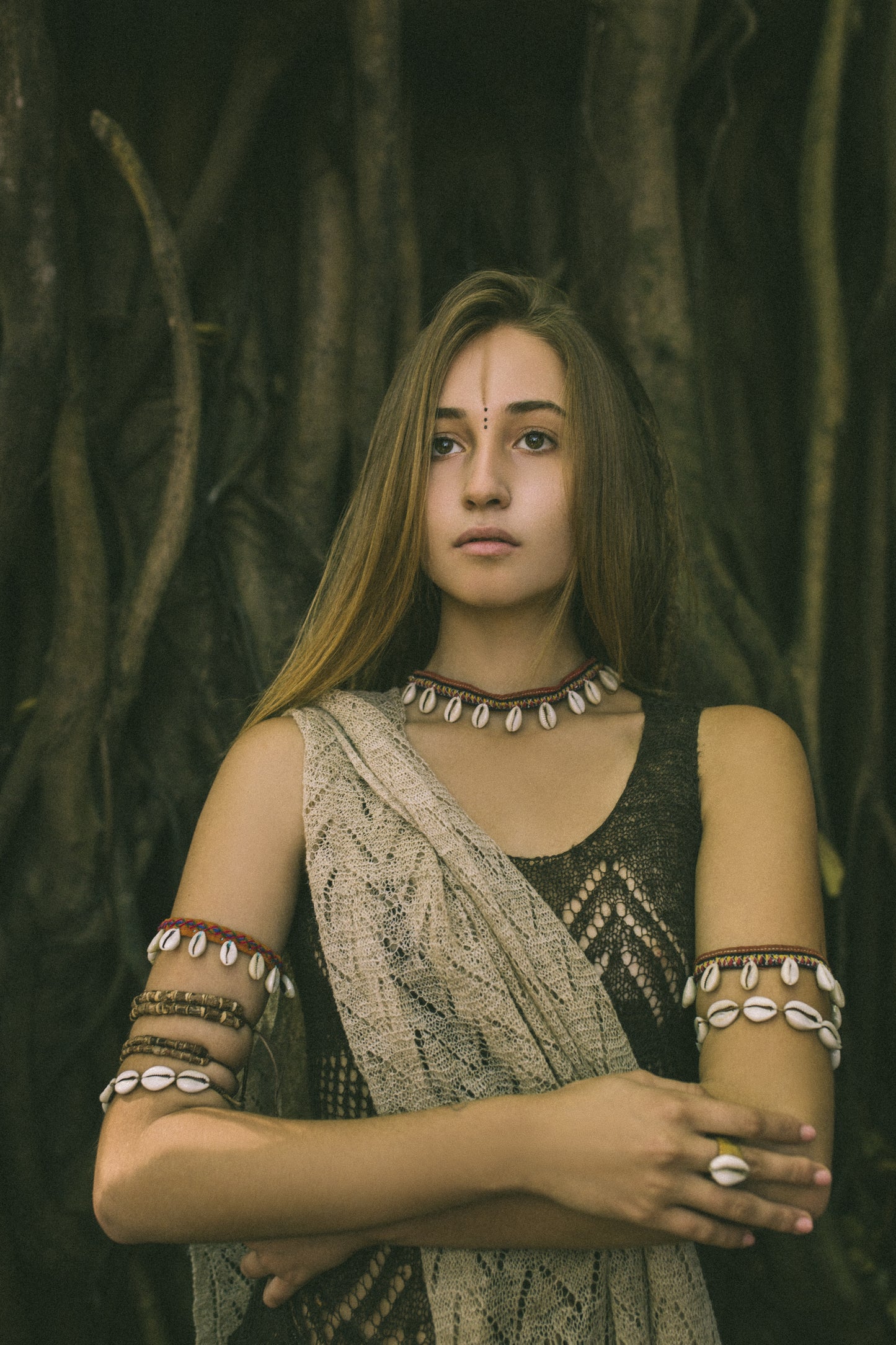 Shell Arm or Anklet Bracelets ⋙⋘ SET of 2