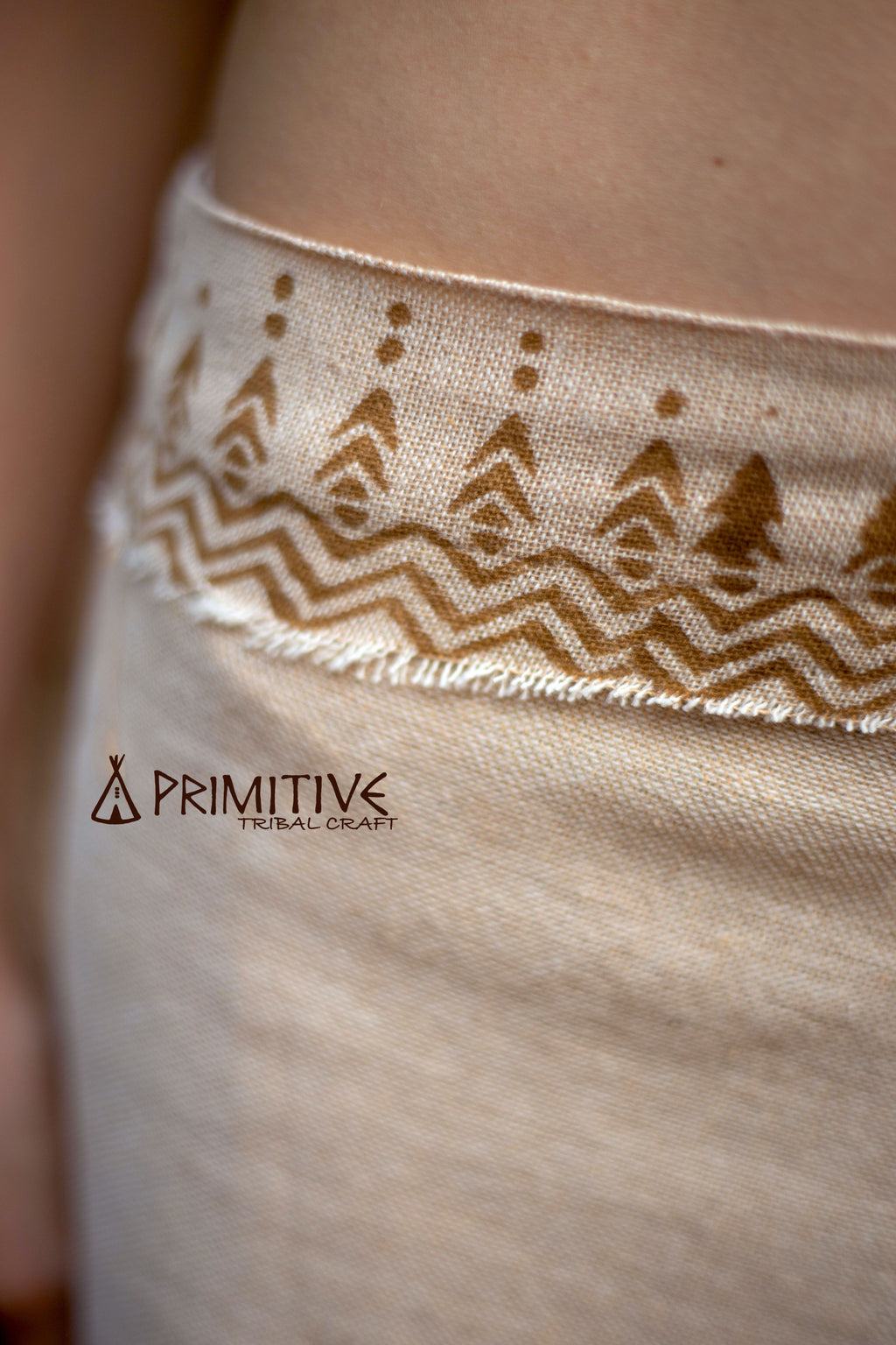 Tribal Dance Outfit ⋙⋗ Yoga Top + Wrap Skirt ⋙⋗ with Tribal Block Print ⋖⋘