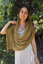 Natural Cotton Shawl ⋙⋘