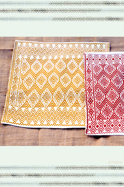 Tribal Weave Pillow Case ⫸ handloom cotton
