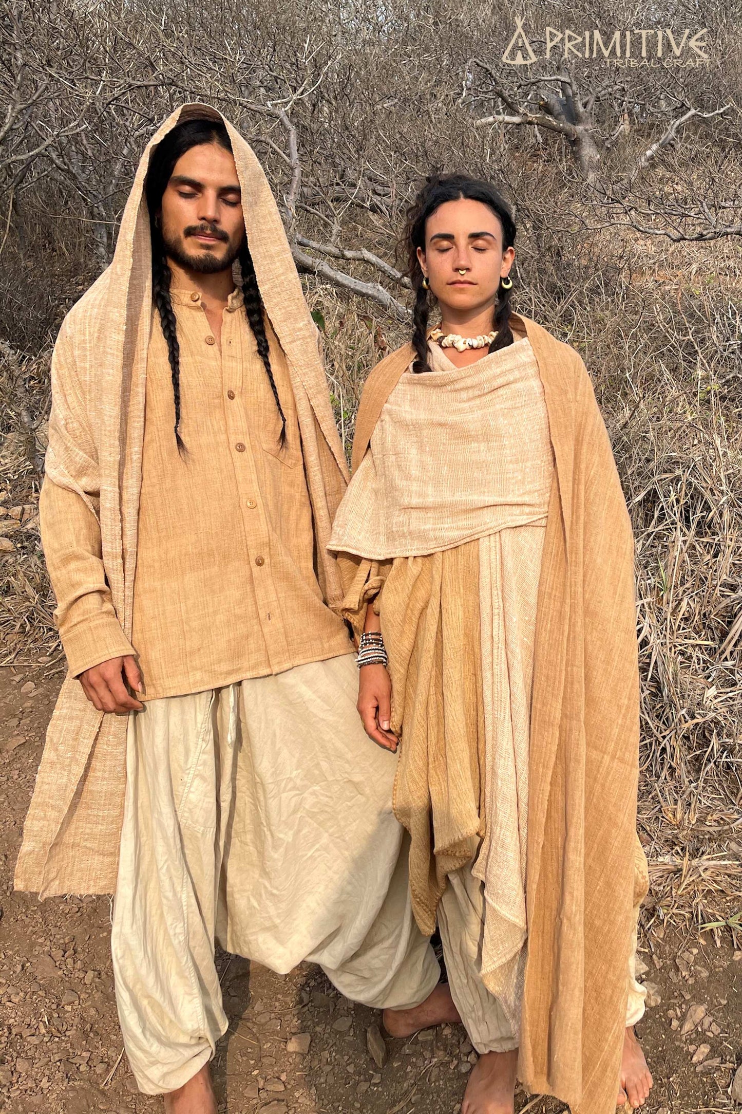 Coyuchi Baumwollschal ⋙ Native Brown Baumwolle