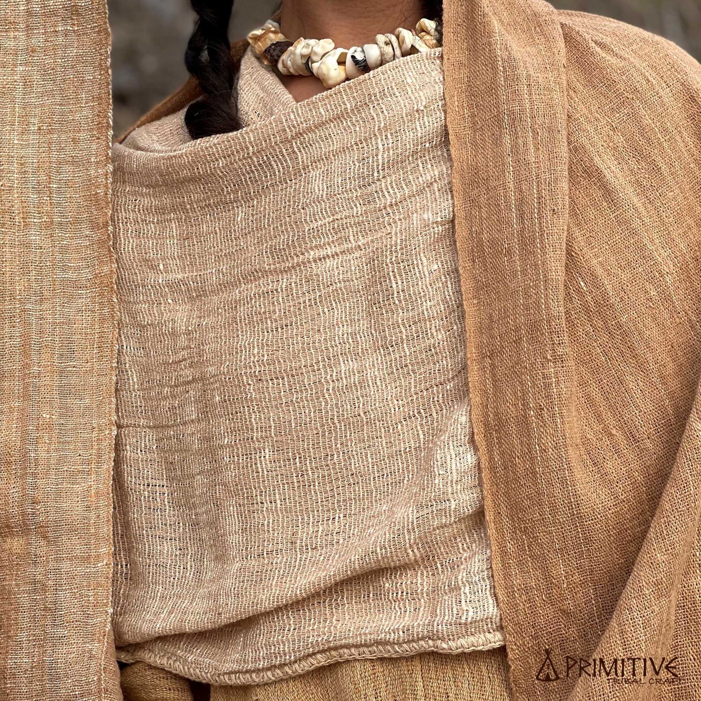 Coyuchi Baumwollschal ⋙ Native Brown Baumwolle