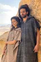 Himalayan Wool Poncho ⋙ with Hoodie ⋙