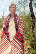 Traditional Rajasthani Pattu Shawl ⋙ Pure Handwoven Wool