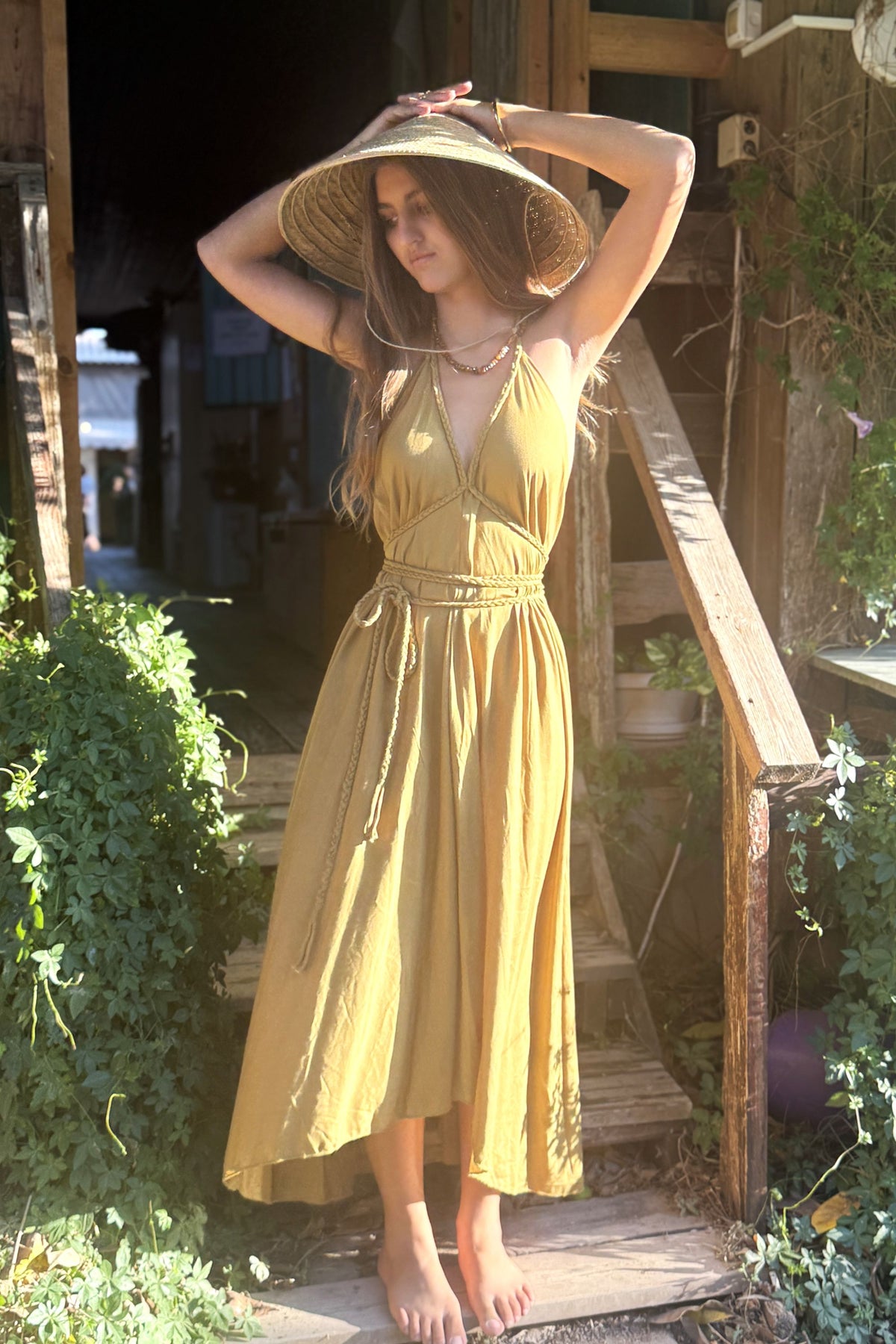 Boho Butterfly Rayon Dress ⋙ Free Size