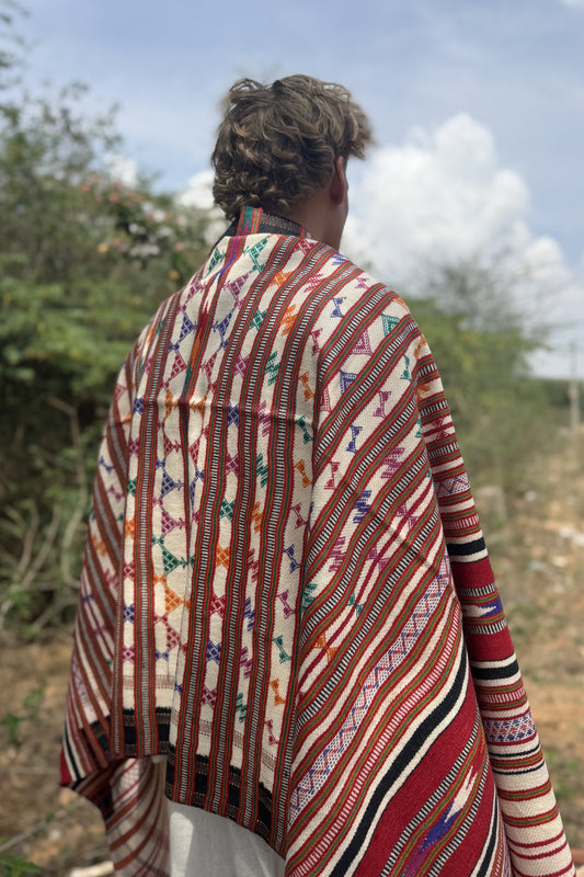 Traditional Rajasthani Pattu Shawl ⋙ Pure Handwoven Wool