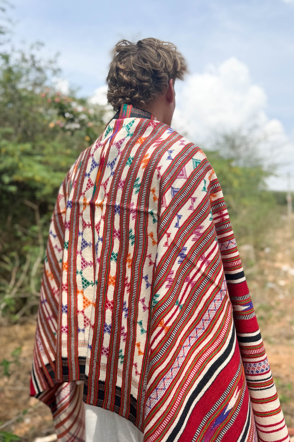 Traditional Rajasthani Pattu Shawl ⋙ Pure Handwoven Wool